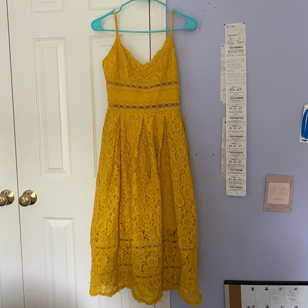 NSR Sunflower Lace Dress